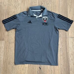 D.C. United adidas 2023 On-Field Training Polo - Gray Size Medium